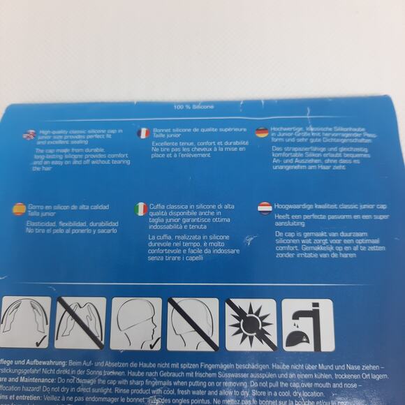 5 For $20.00 Aqua Sphere Feline Youth Silicon Swim Cap, 100% UV Protection - Picture 11 of 11